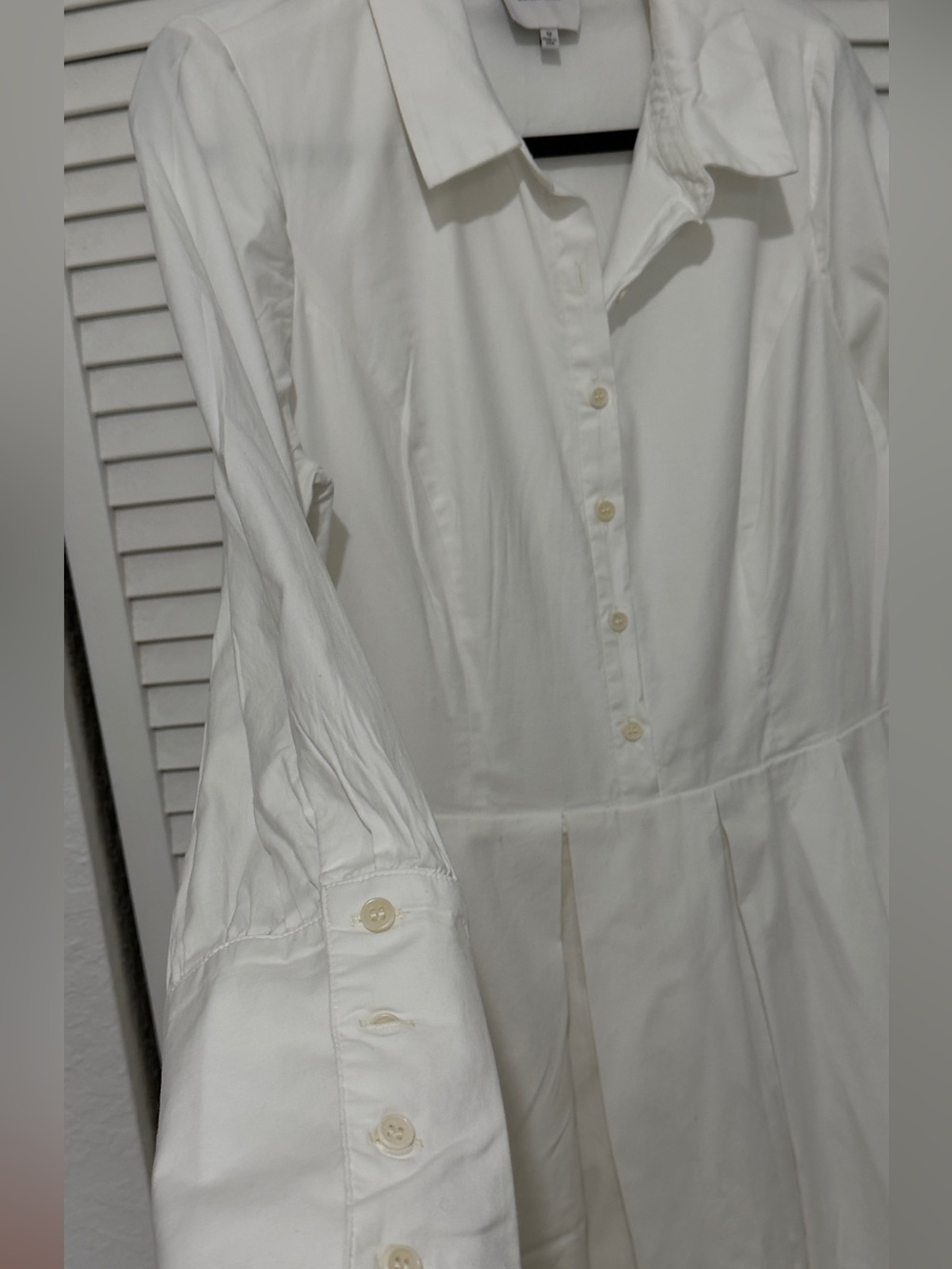 Reformation witchery seam detail maxi shirt dress size 12 cotton! - Picture 5 of 10